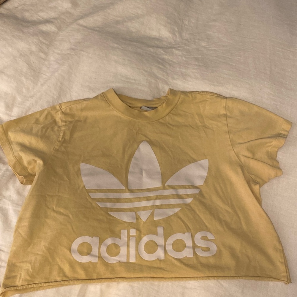 Cropped Adidas Cotton Tee